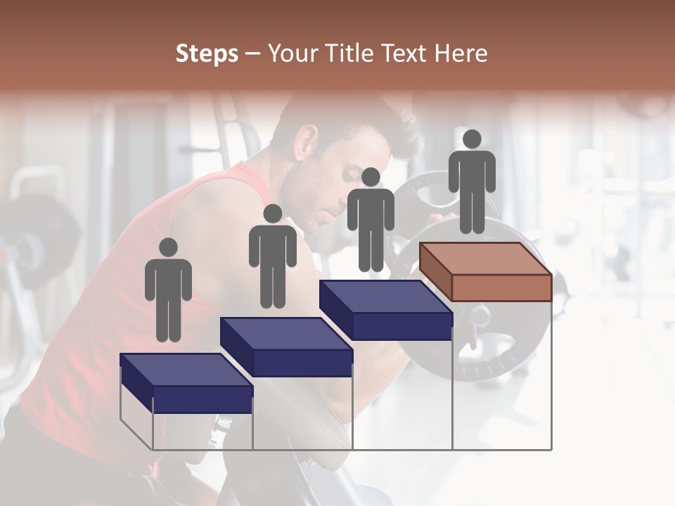 Adult Lifting Trainer PowerPoint Template