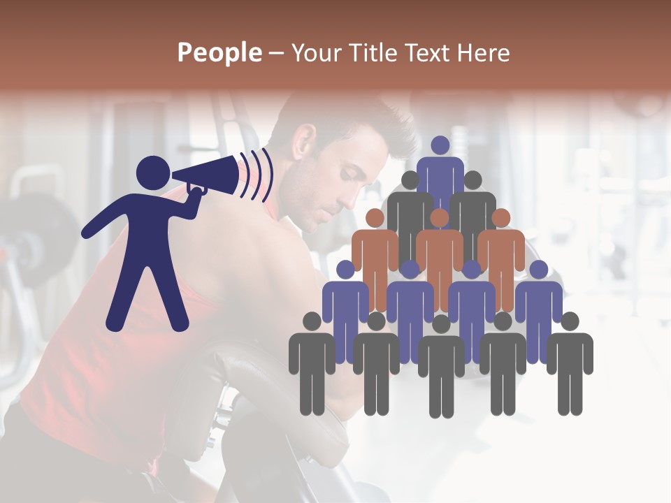 Adult Lifting Trainer PowerPoint Template