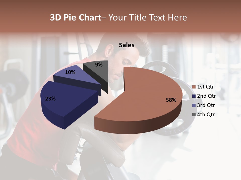 Adult Lifting Trainer PowerPoint Template