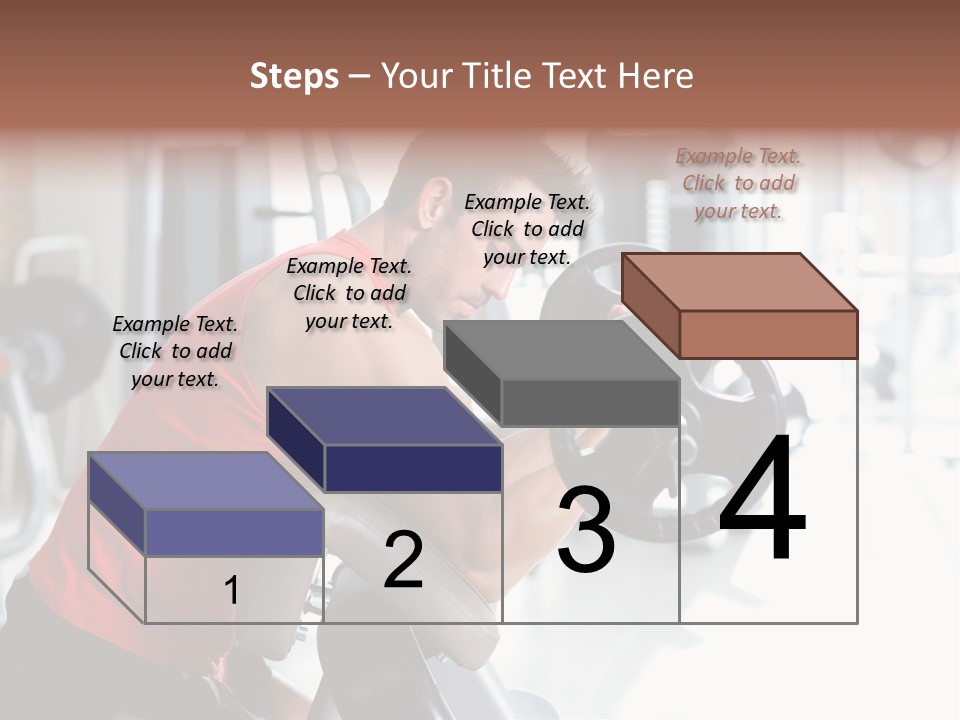 Adult Lifting Trainer PowerPoint Template