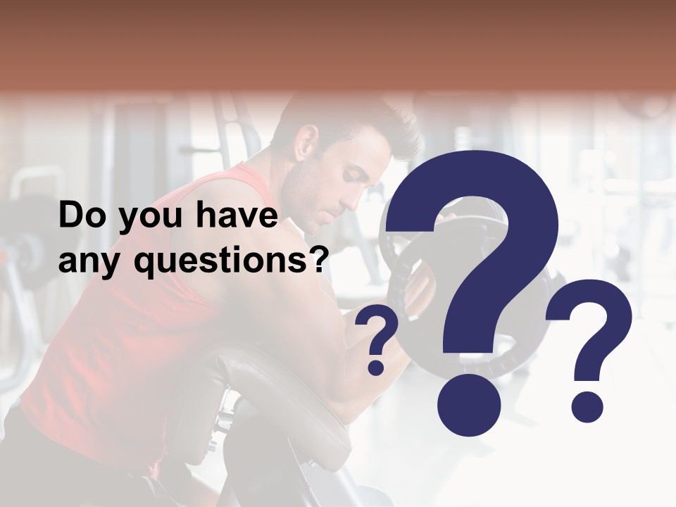 Adult Lifting Trainer PowerPoint Template