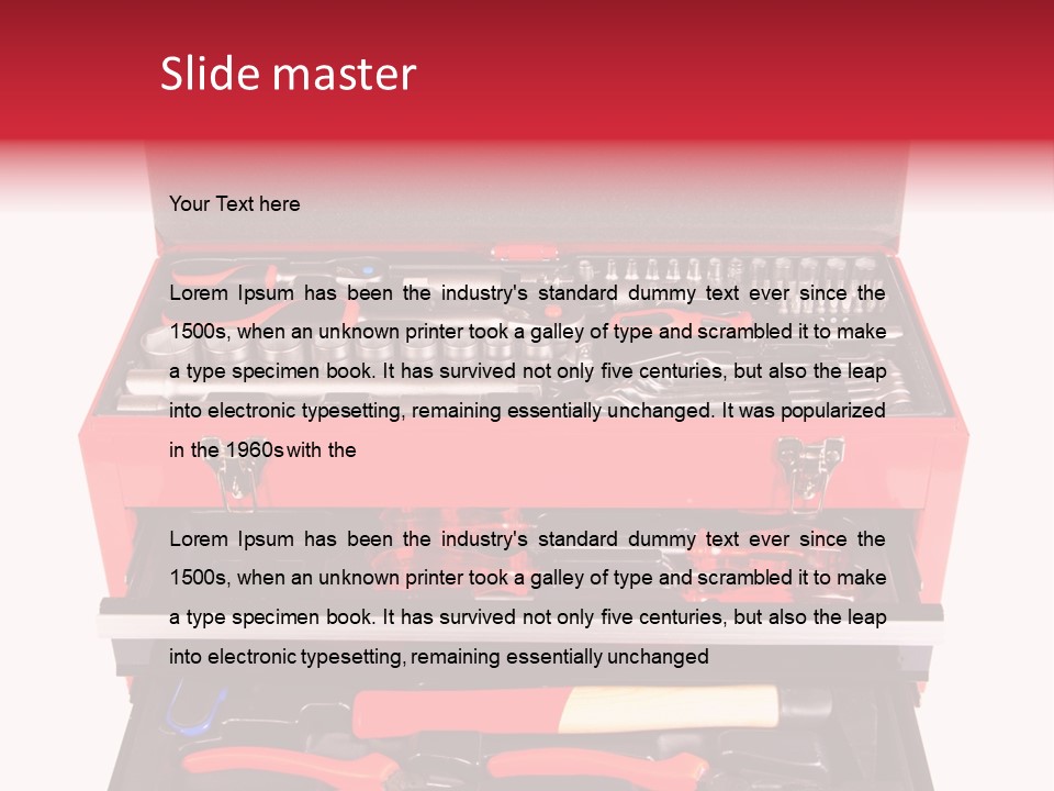 Repairman Mechanic Steel PowerPoint Template