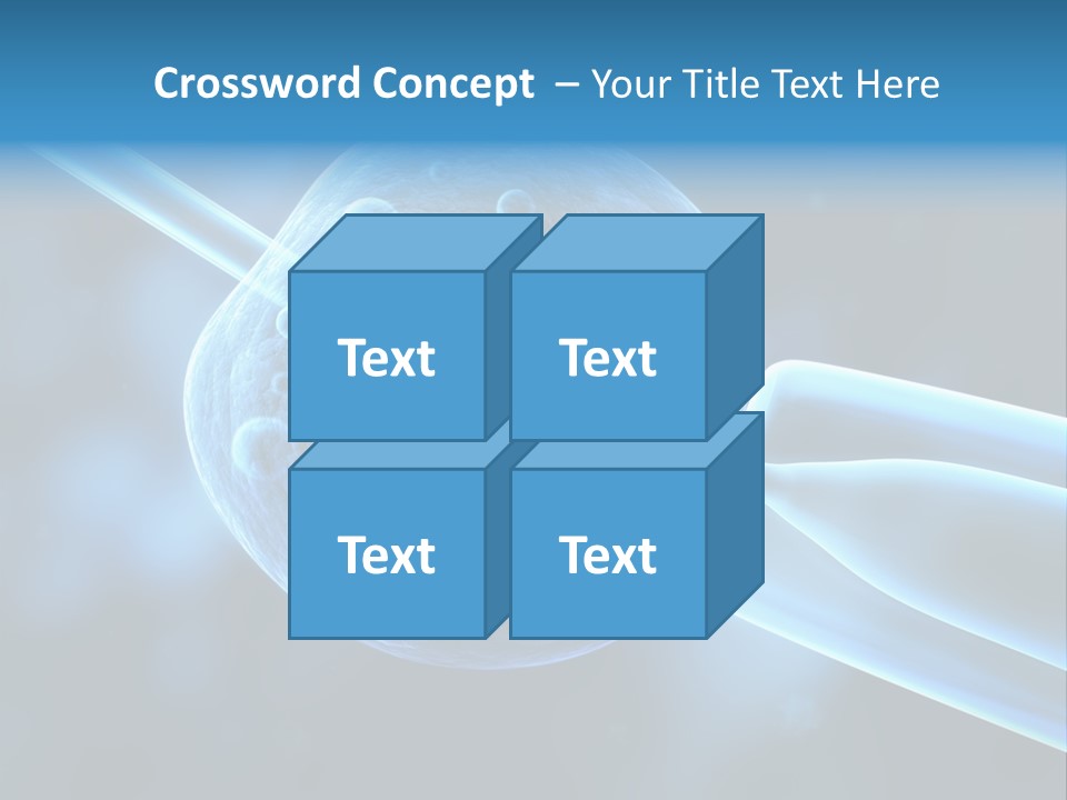 Clone Egg Biotope PowerPoint Template