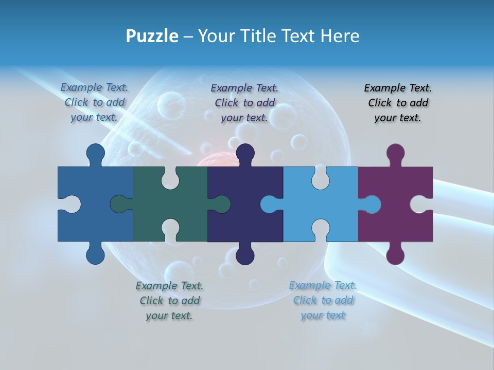 Clone Egg Biotope PowerPoint Template