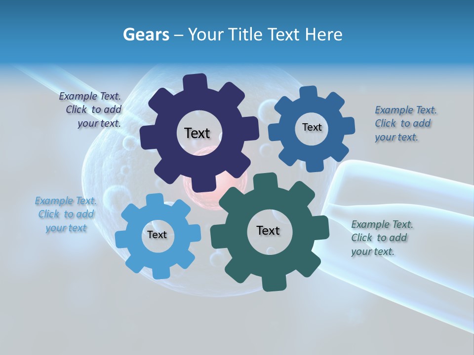 Clone Egg Biotope PowerPoint Template