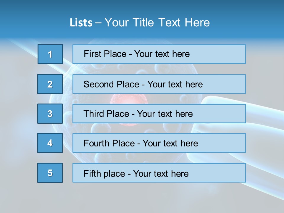 Clone Egg Biotope PowerPoint Template
