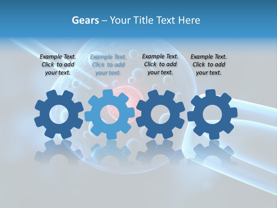 Clone Egg Biotope PowerPoint Template