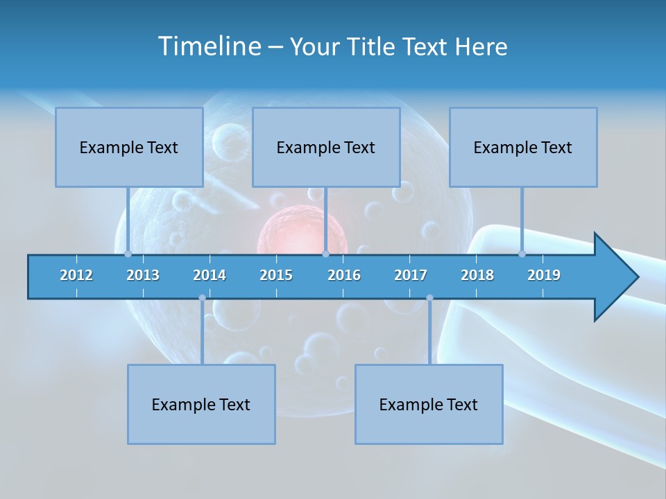 Clone Egg Biotope PowerPoint Template