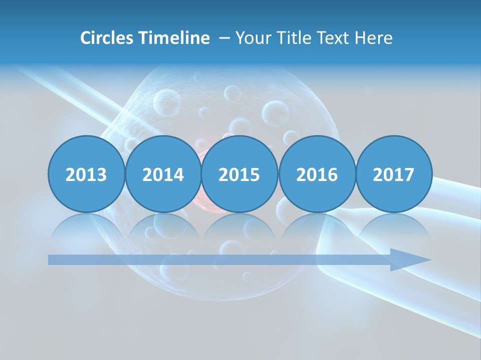 Clone Egg Biotope PowerPoint Template