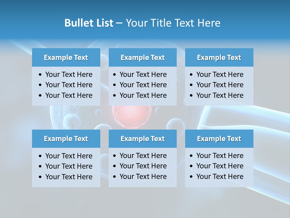 Clone Egg Biotope PowerPoint Template