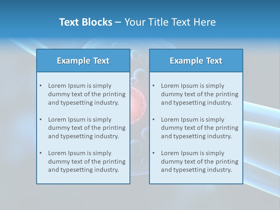 Clone Egg Biotope PowerPoint Template