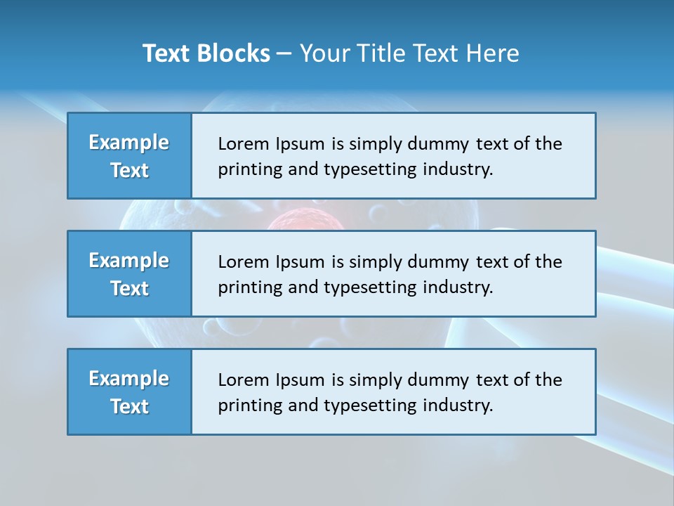 Clone Egg Biotope PowerPoint Template
