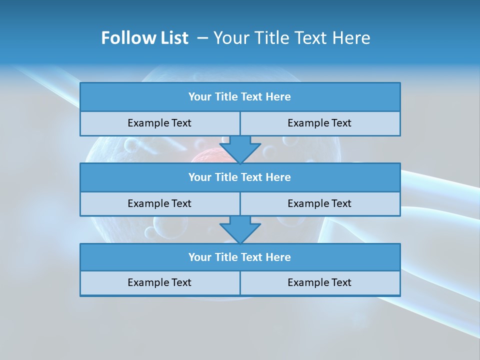 Clone Egg Biotope PowerPoint Template