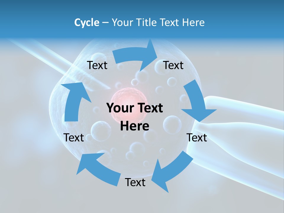 Clone Egg Biotope PowerPoint Template