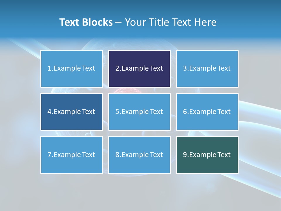 Clone Egg Biotope PowerPoint Template