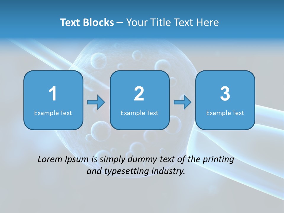 Clone Egg Biotope PowerPoint Template