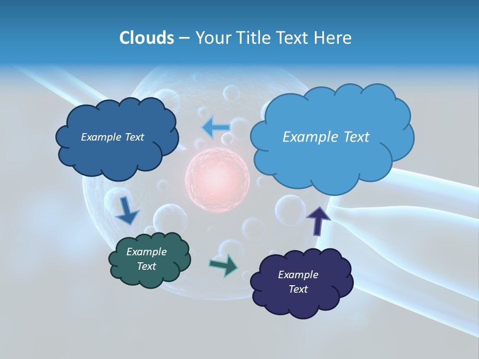 Clone Egg Biotope PowerPoint Template