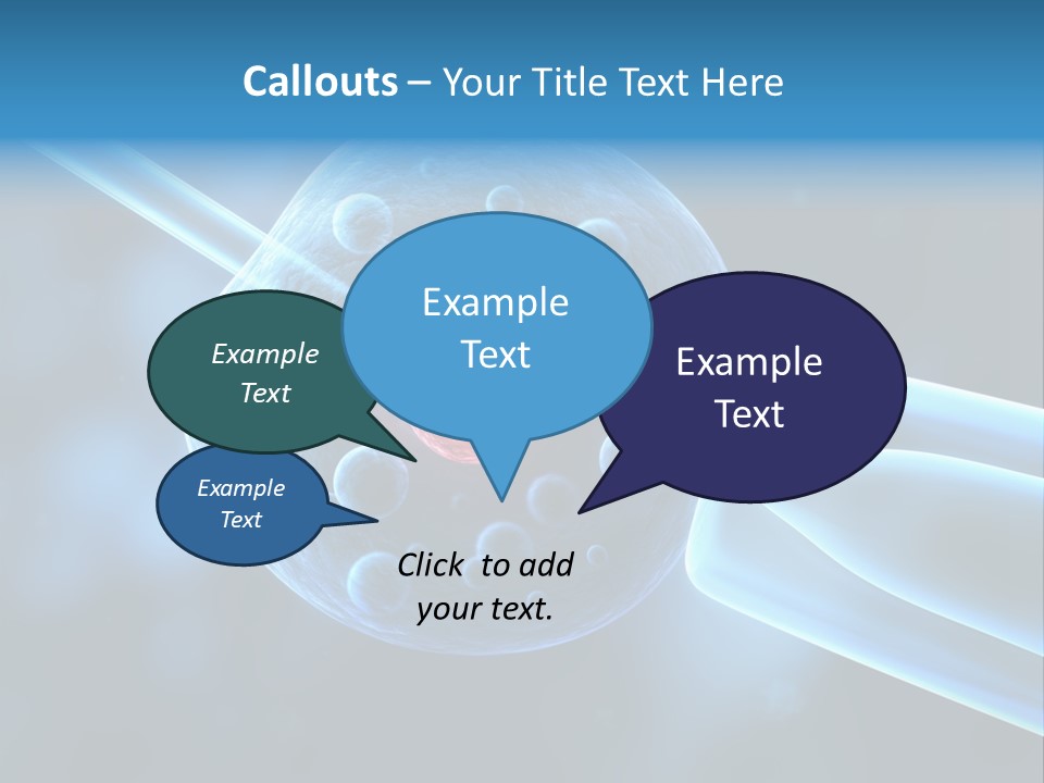 Clone Egg Biotope PowerPoint Template