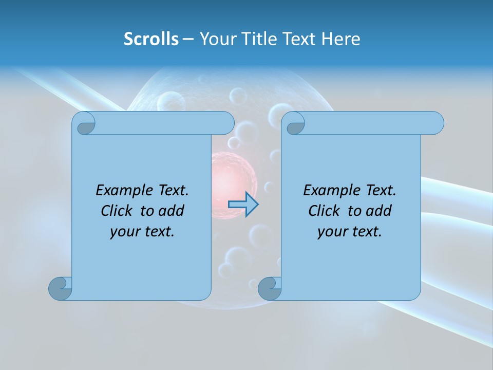 Clone Egg Biotope PowerPoint Template