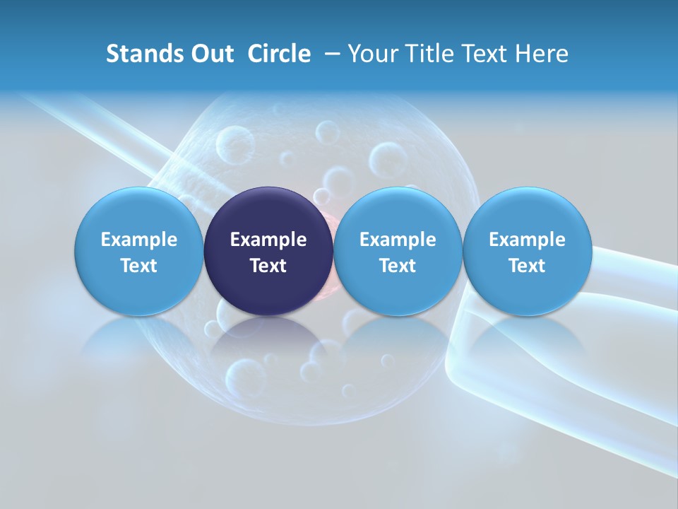 Clone Egg Biotope PowerPoint Template