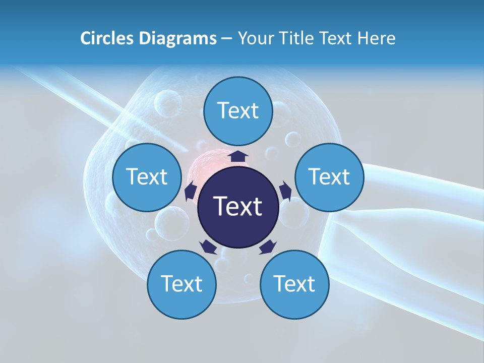 Clone Egg Biotope PowerPoint Template