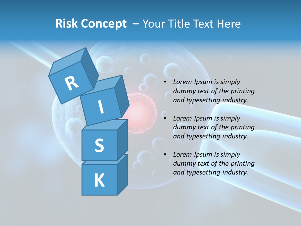 Clone Egg Biotope PowerPoint Template