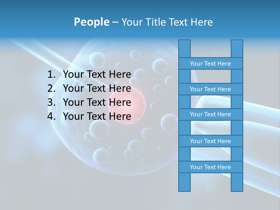 Clone Egg Biotope PowerPoint Template