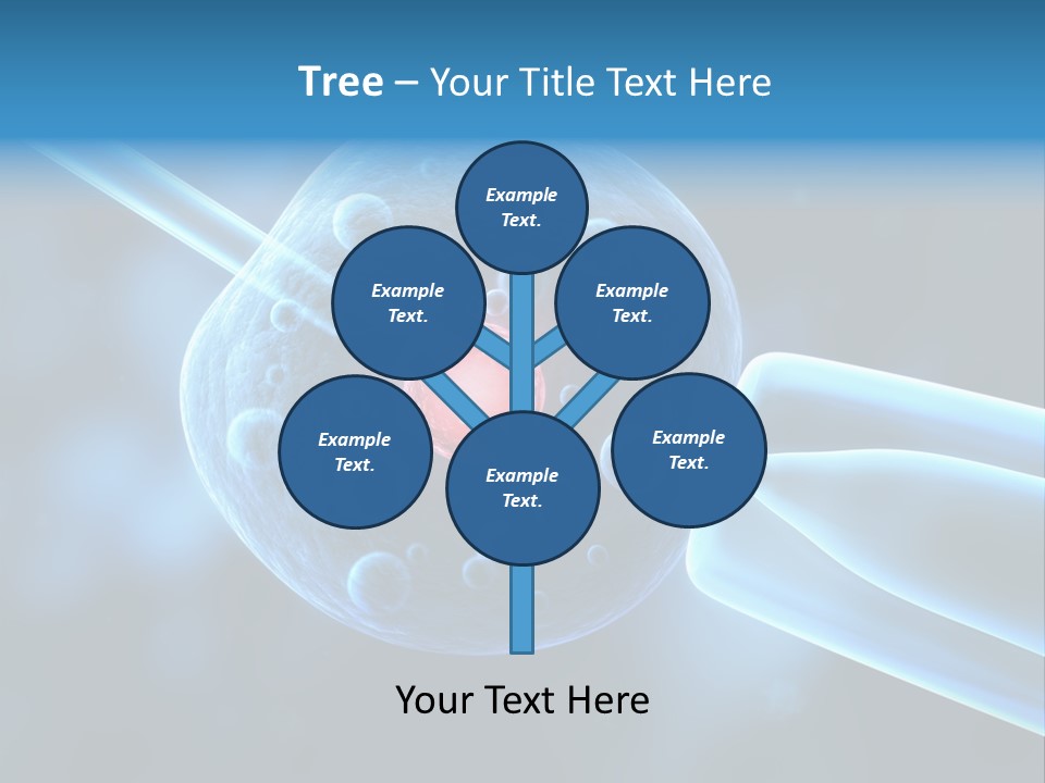Clone Egg Biotope PowerPoint Template