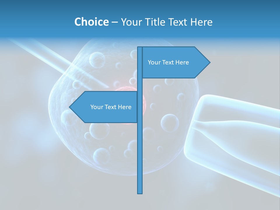Clone Egg Biotope PowerPoint Template