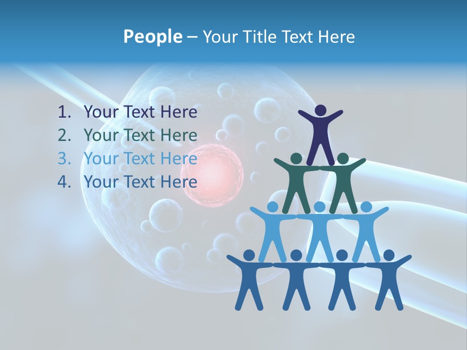 Clone Egg Biotope PowerPoint Template