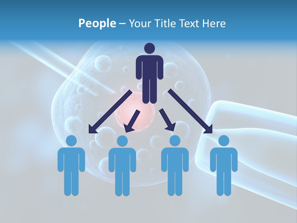 Clone Egg Biotope PowerPoint Template