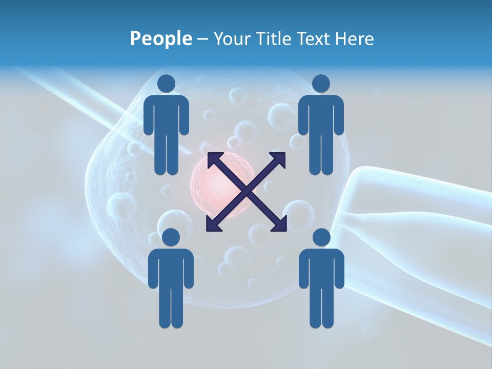 Clone Egg Biotope PowerPoint Template