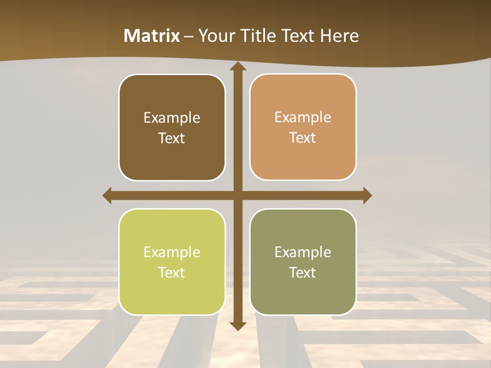 Labyrinth Search Discovery PowerPoint Template
