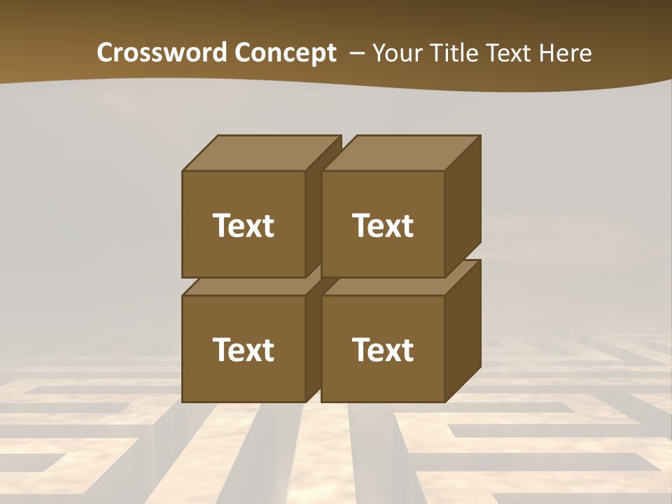 Labyrinth Search Discovery PowerPoint Template