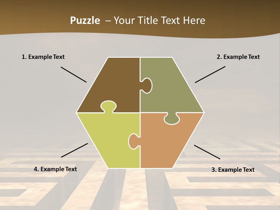 Labyrinth Search Discovery PowerPoint Template