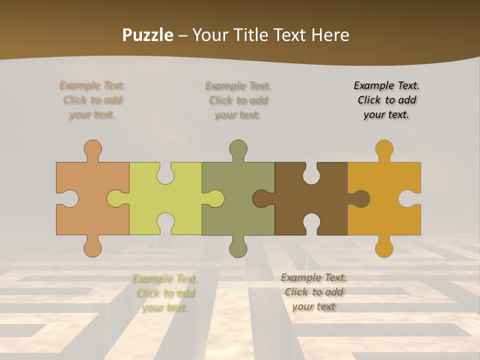 Labyrinth Search Discovery PowerPoint Template