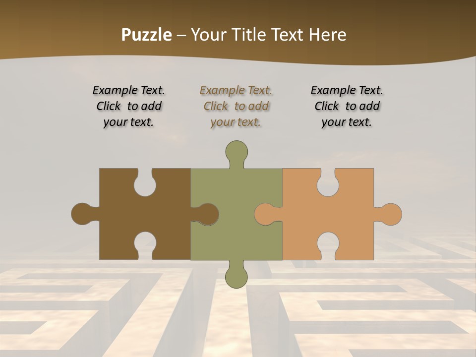 Labyrinth Search Discovery PowerPoint Template
