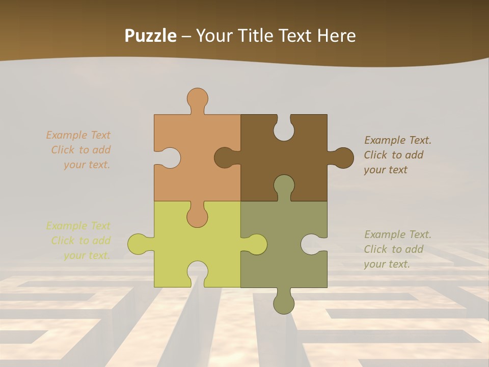 Labyrinth Search Discovery PowerPoint Template