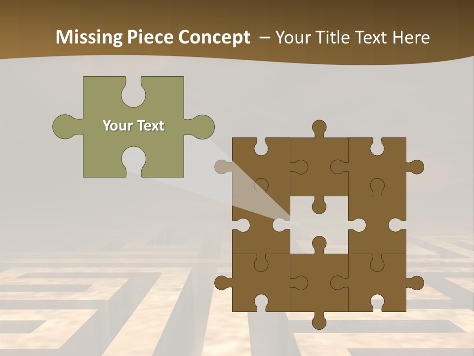 Labyrinth Search Discovery PowerPoint Template