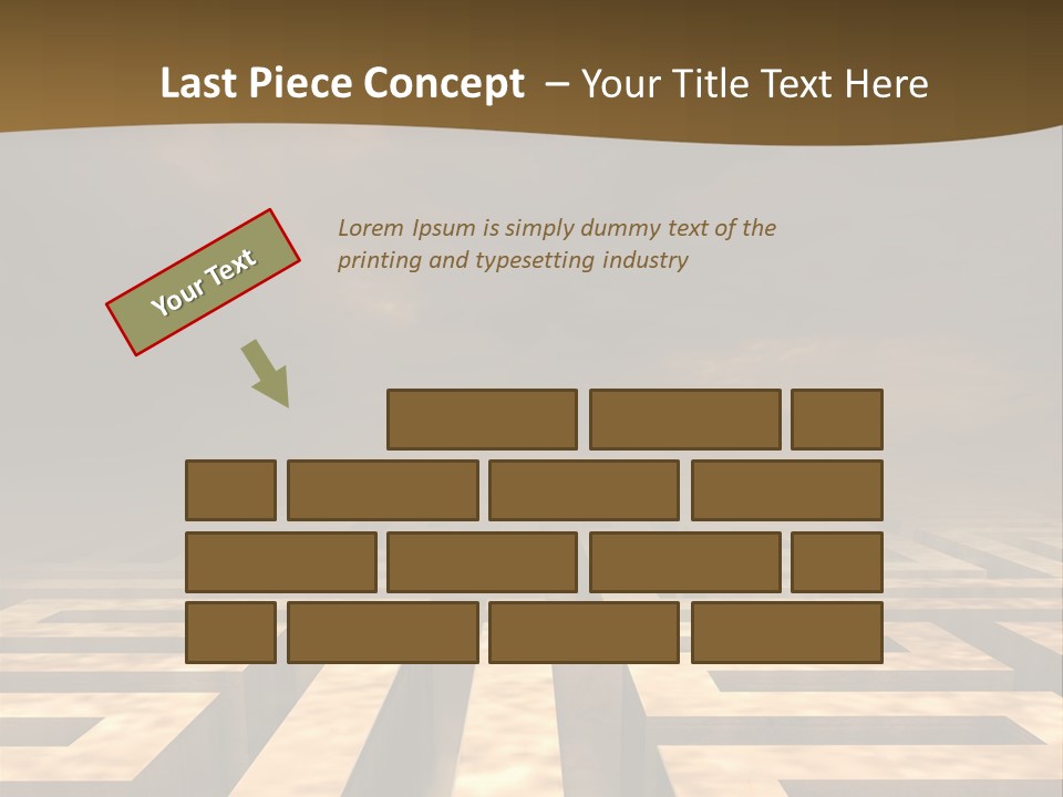 Labyrinth Search Discovery PowerPoint Template