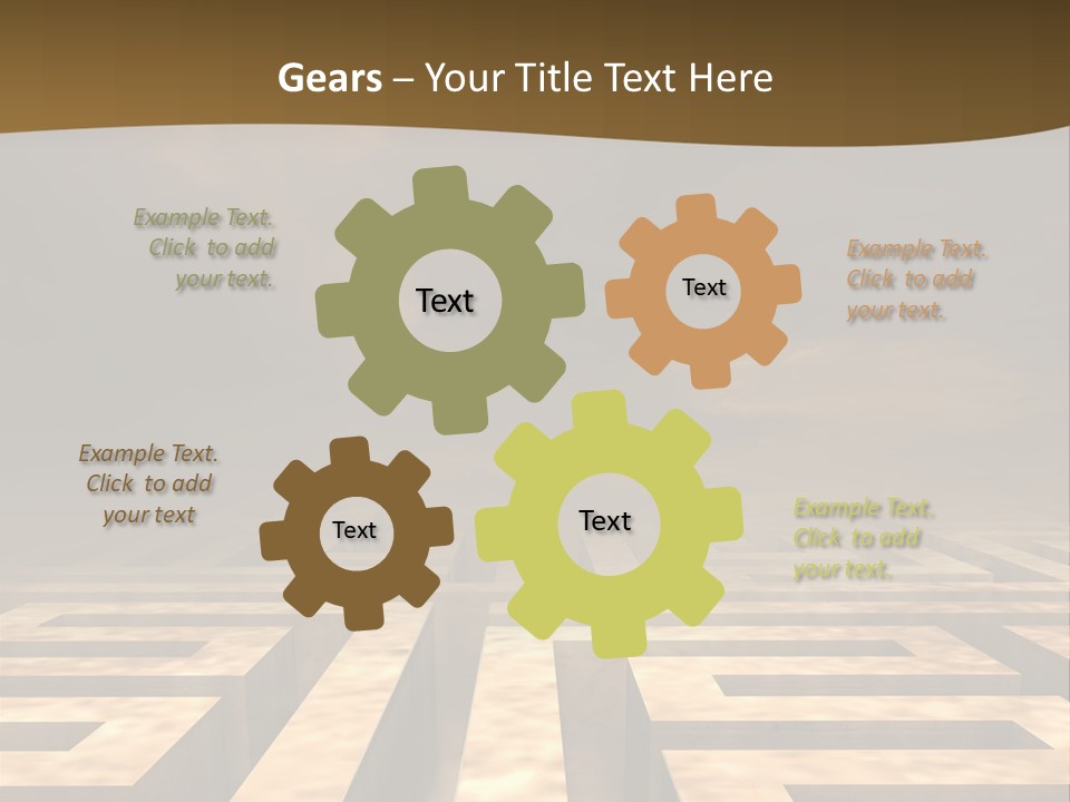 Labyrinth Search Discovery PowerPoint Template