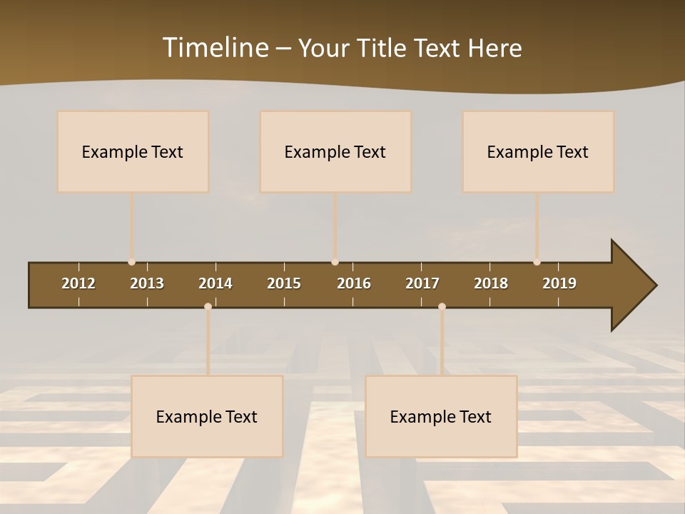 Labyrinth Search Discovery PowerPoint Template