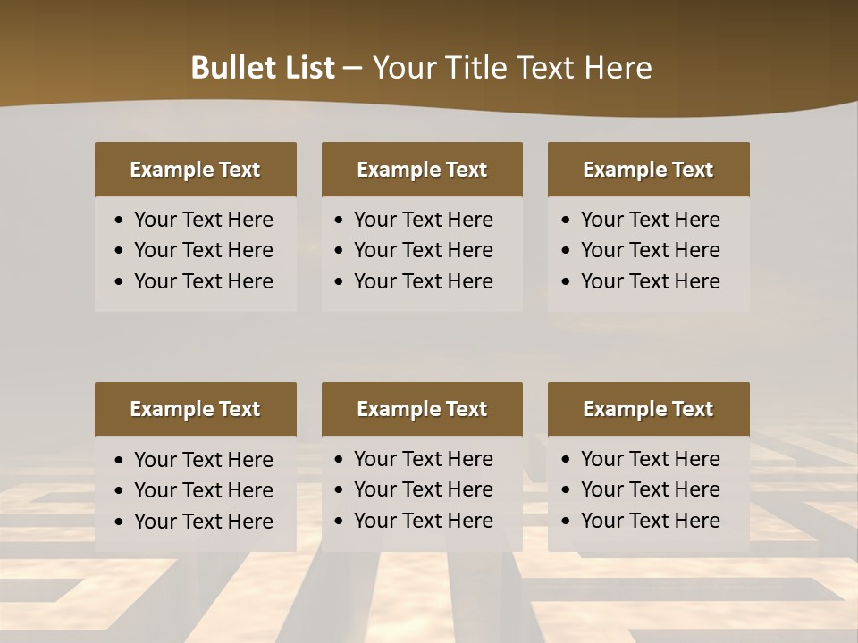 Labyrinth Search Discovery PowerPoint Template