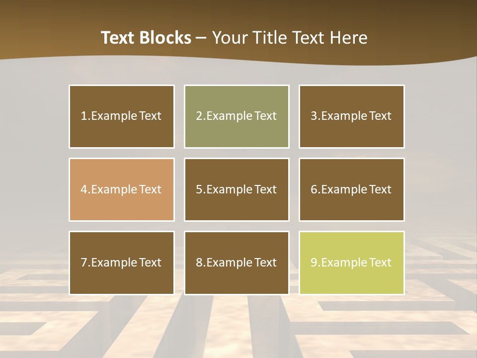 Labyrinth Search Discovery PowerPoint Template