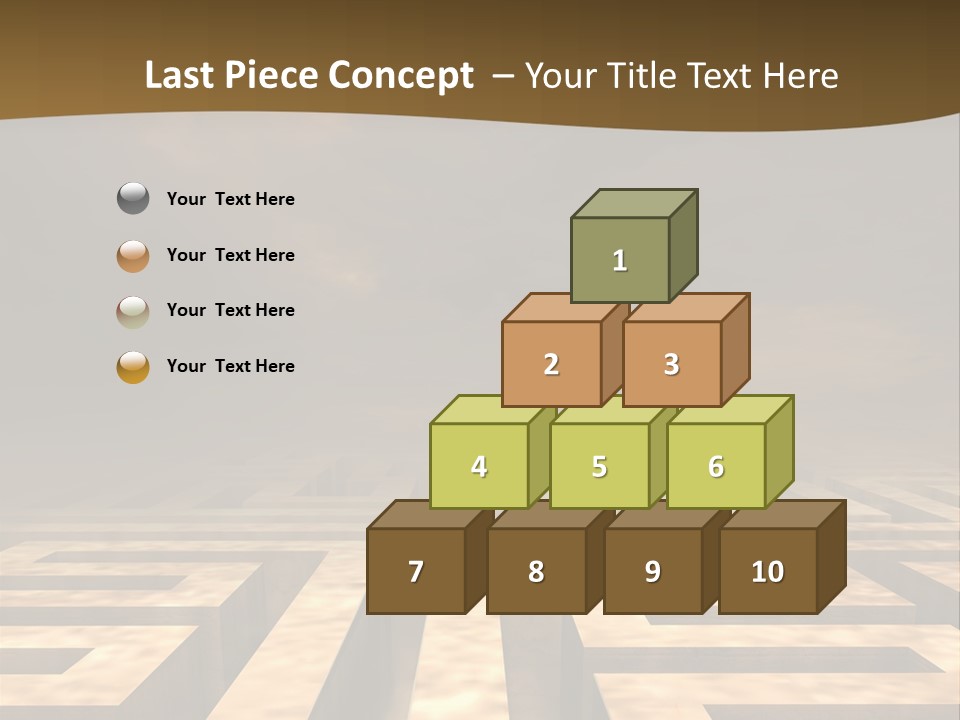 Labyrinth Search Discovery PowerPoint Template