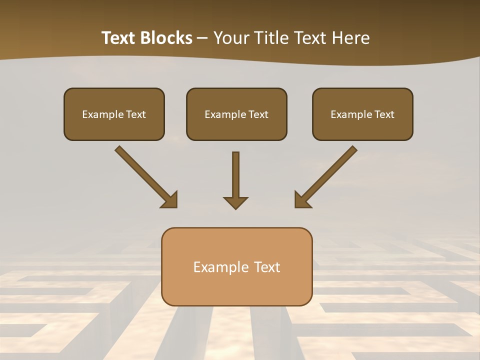 Labyrinth Search Discovery PowerPoint Template