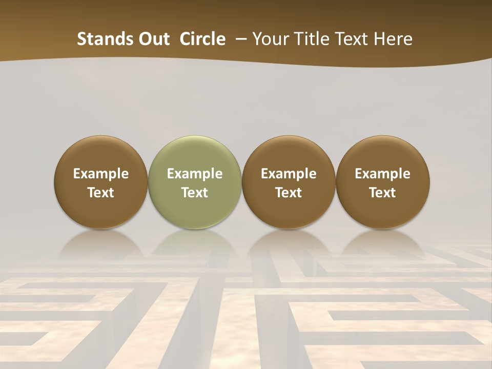 Labyrinth Search Discovery PowerPoint Template