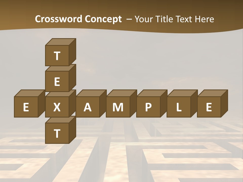 Labyrinth Search Discovery PowerPoint Template