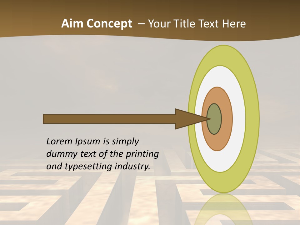 Labyrinth Search Discovery PowerPoint Template