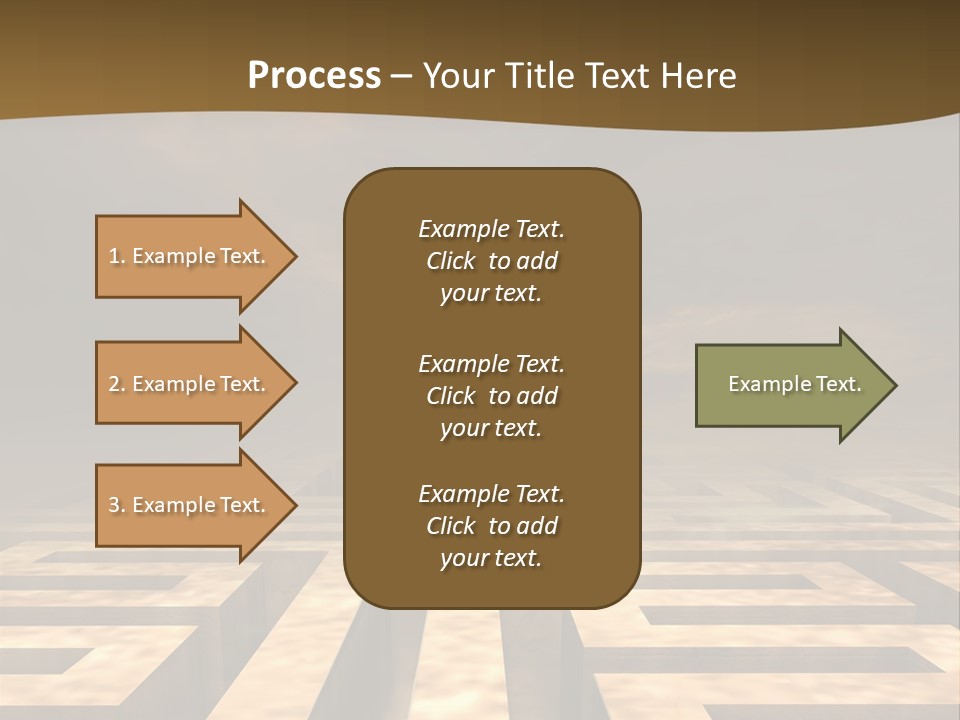 Labyrinth Search Discovery PowerPoint Template